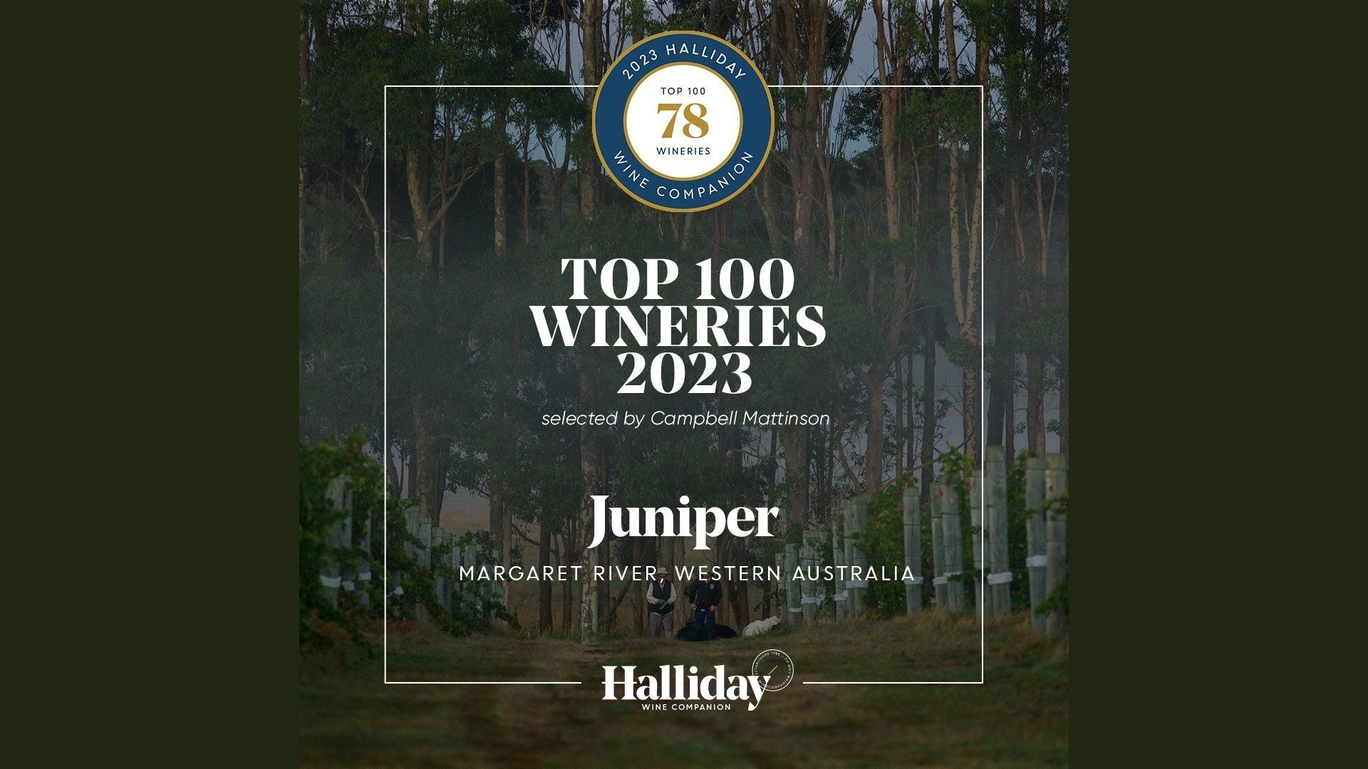 Top 100 Wineries 2023 - Juniper Estate