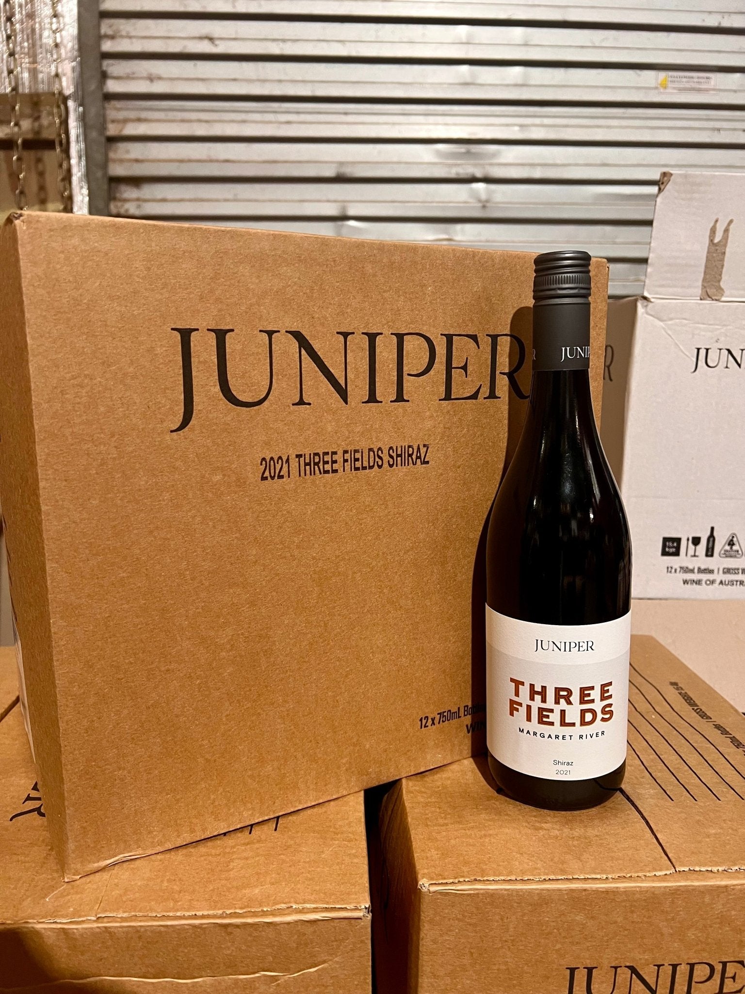 Juniper EstateFireside Case / 2021 Three Fields Shiraz - Juniper Estate